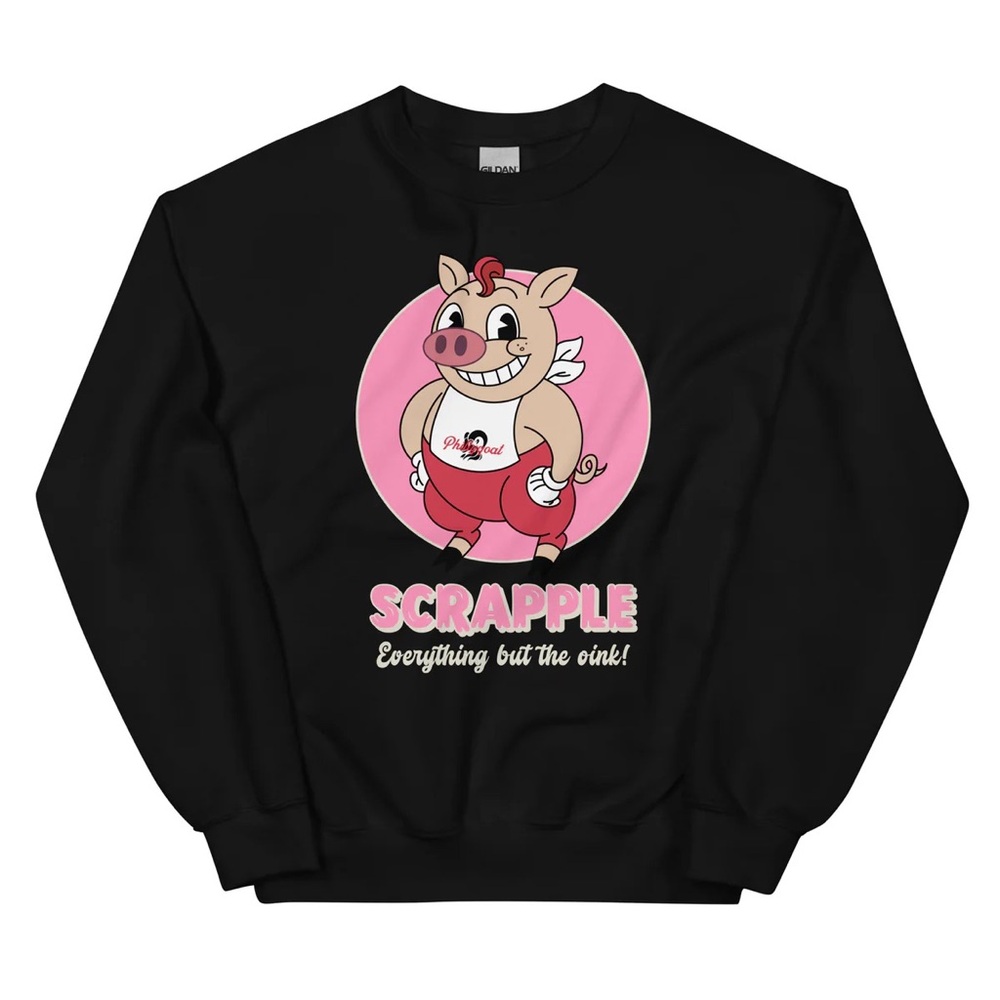 Gildan preloved Scrapple sweatshirt🐷🐷❤️❤️